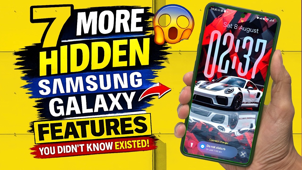 ЕЩЁ 7 СКРЫТЫХ функций Samsung Galaxy, о которых вы не знали! 😱