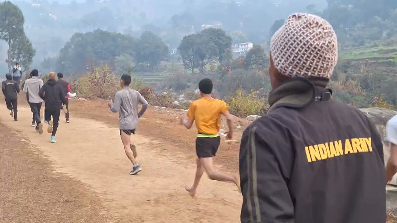 Army Agniveer running दौड़ Live......