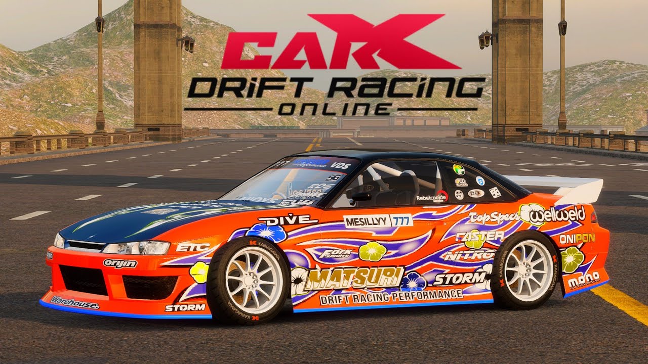 Nissan Silvia S14 / Fujin SX ultimate Pro 100adh Tune CarX Drift Racing Online!