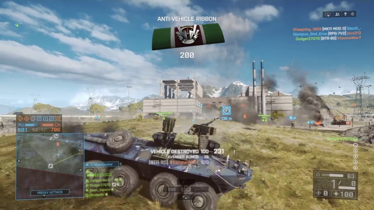 Battlefield 4 BTR-90 Gameplay 35-0 Golmud Railway | Large Conquest