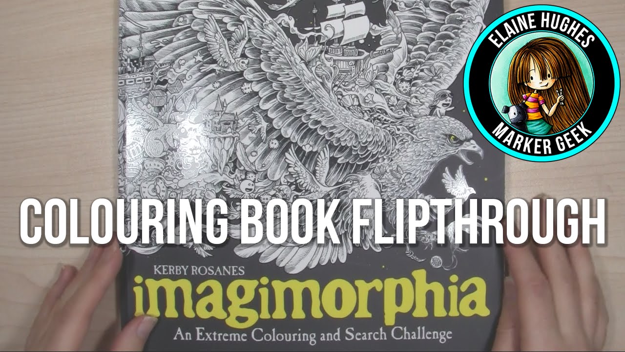 Imagimorphia Adult Colouring Book Flipthrough