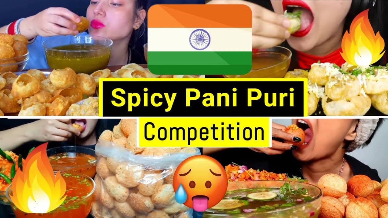 ASMR: 🔥 EXTREME SPICY PANIPURI EATING CHALLENGE🌶️ || GOLGAPPA| FUCHKA | PUCHKA EATING CHALLENGE