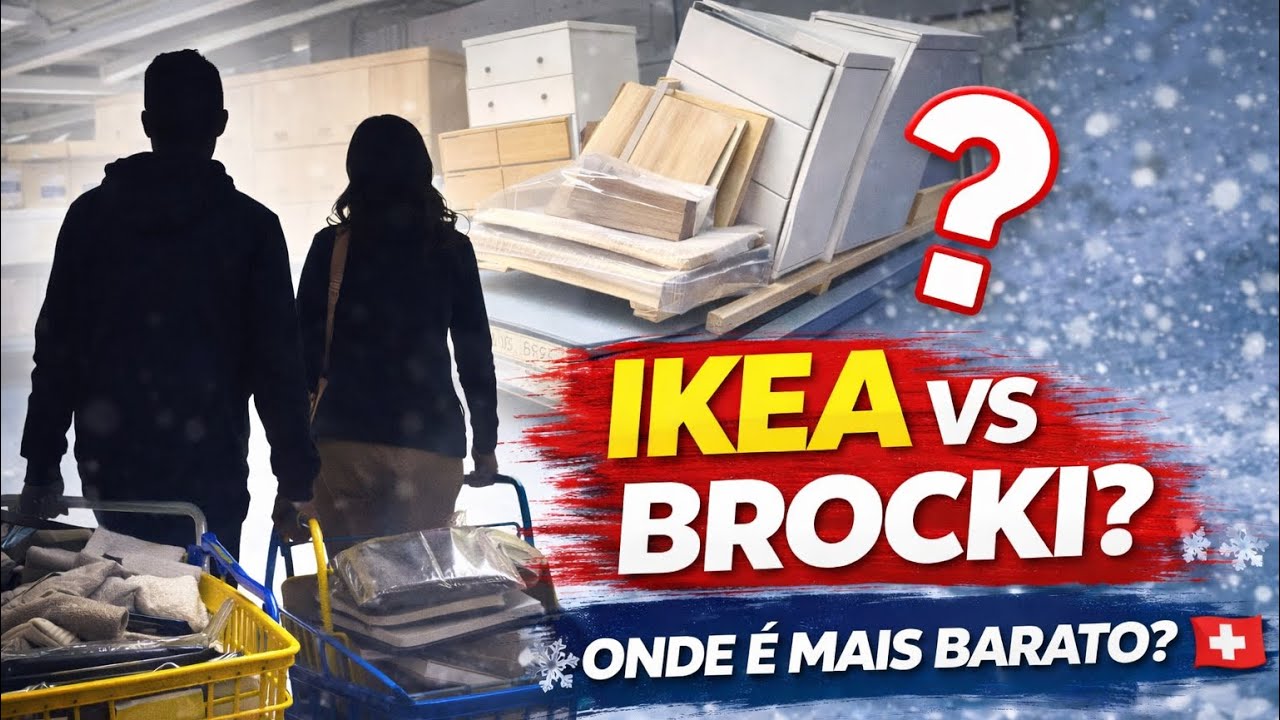 Como montar casa na Suíça gastando pouco | Brocki Haus + IKEA