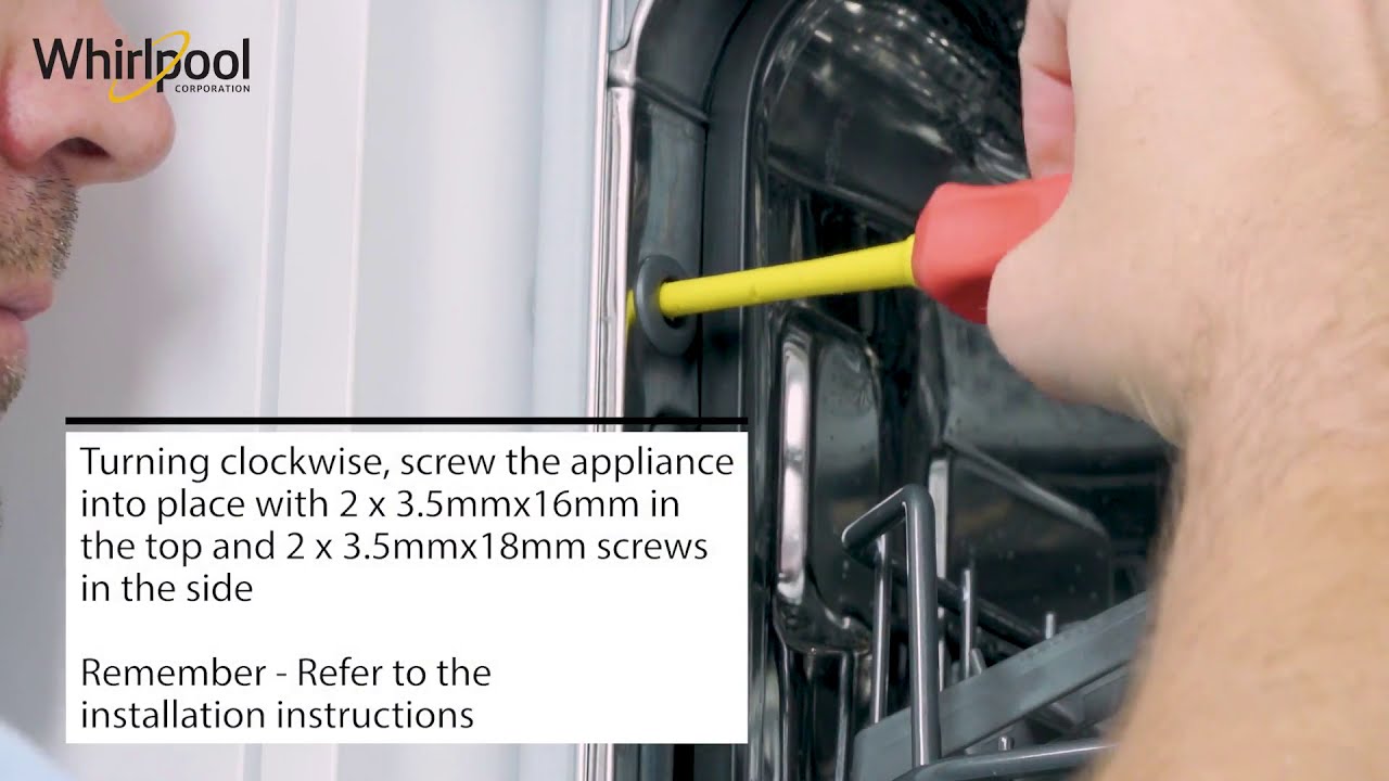 How to: Install a Hotpoint integrated dishwasher