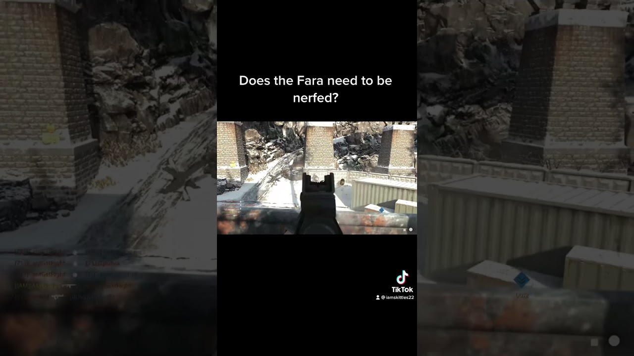 Fara nerf near future?