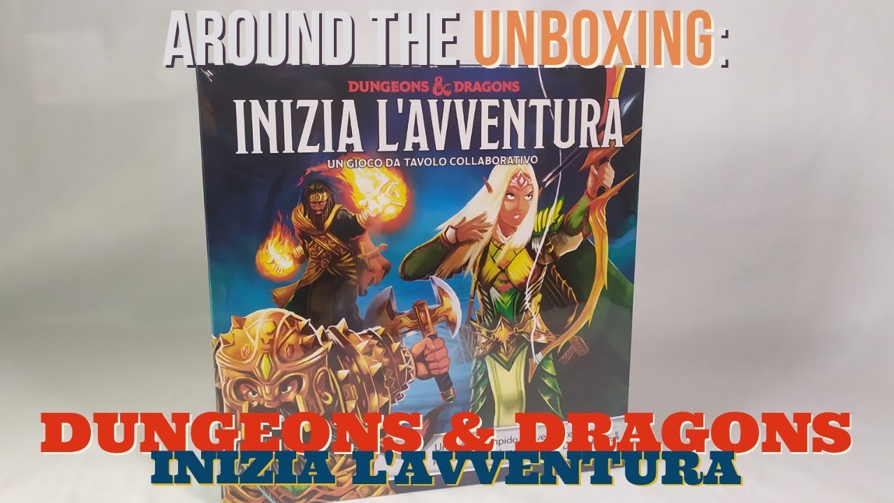E' l'ora dei NUOVI EROI. Around The Unboxing: Dungeons & Dragons INIZIA L'AVVENTURA!