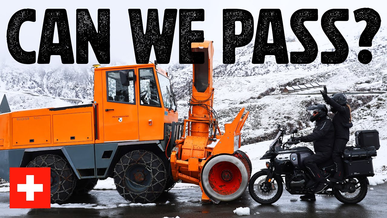 Switzerland Motorcycle Tour – Alps Snow Storm On The BMW R1300 GSA! [S1 EP5]