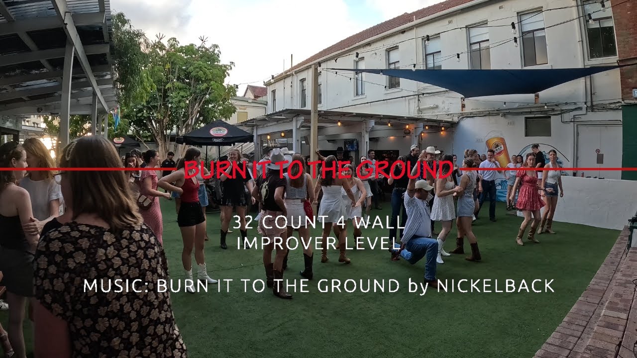 BURN IT TO THE GROUND | Improver Line Dance Demo