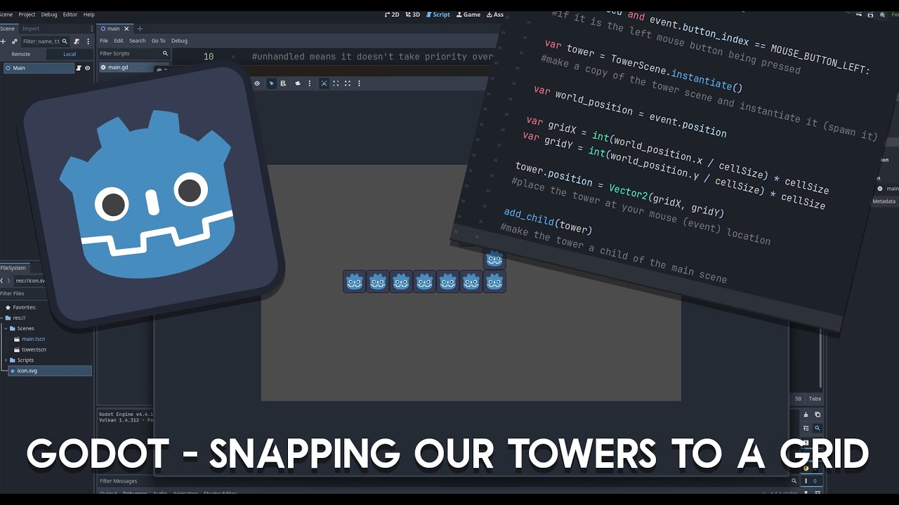 Godot - Tower Defense Lesson 02