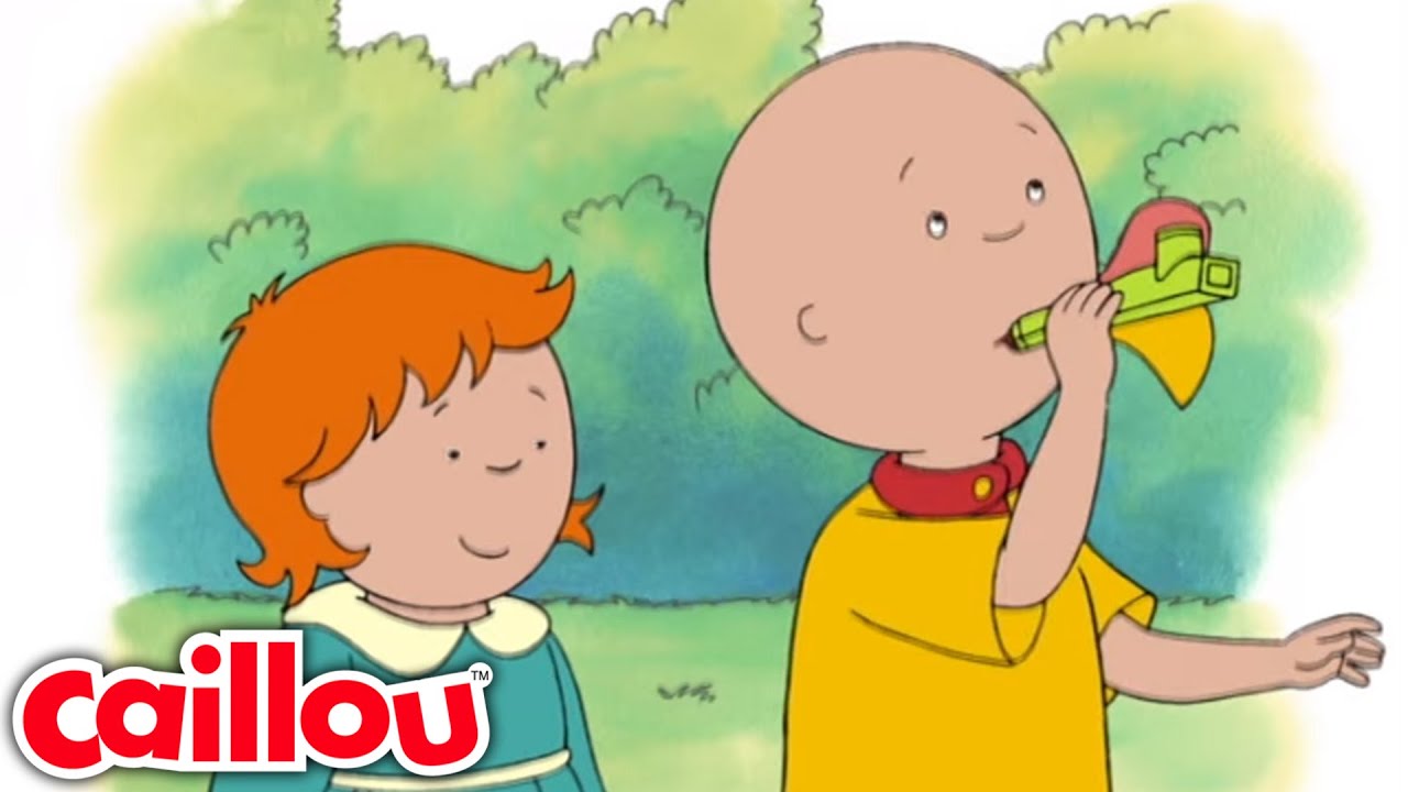 El silbato de Caillou | Caillou Español - WildBrain | Caricaturas para niños