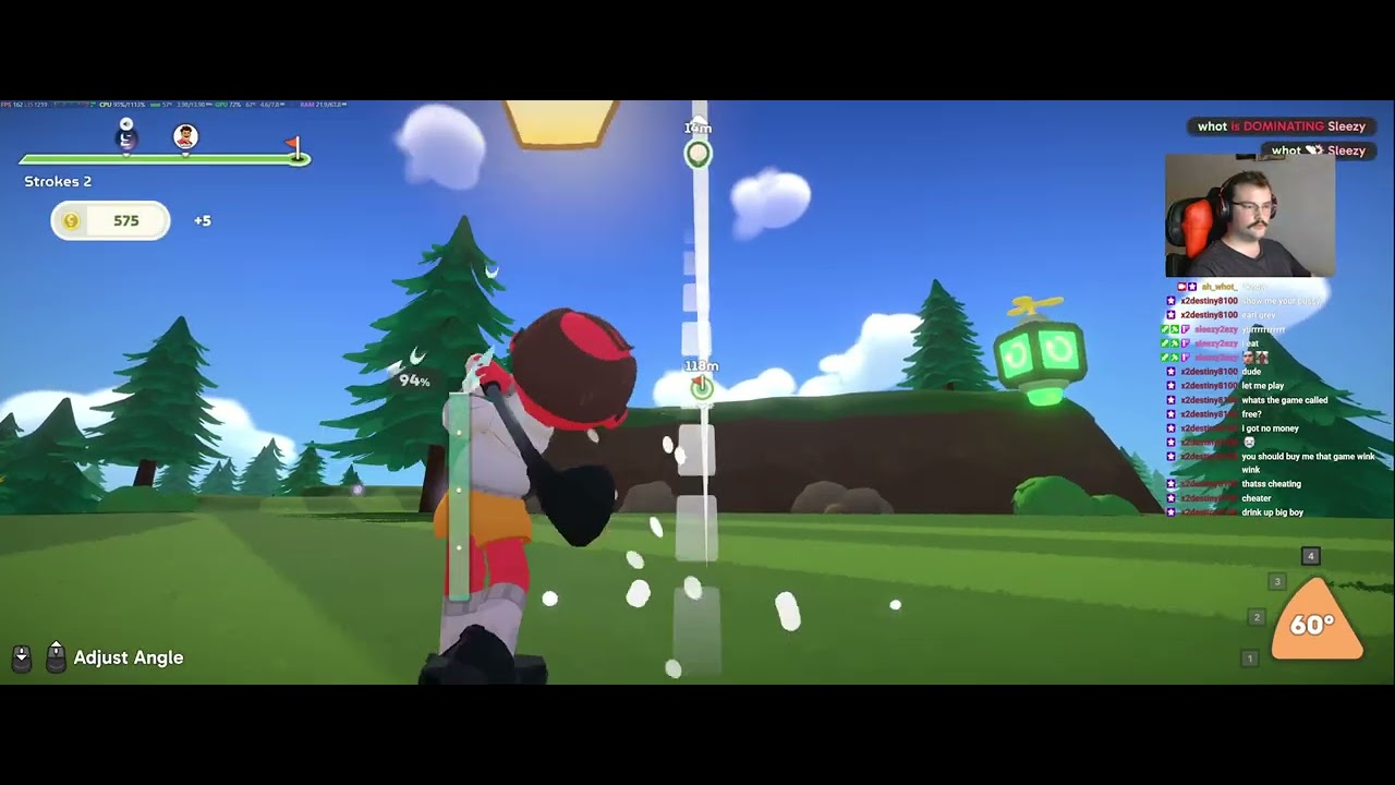 SUPER BATTLE GOLF 1v1 (almost died of laughter)