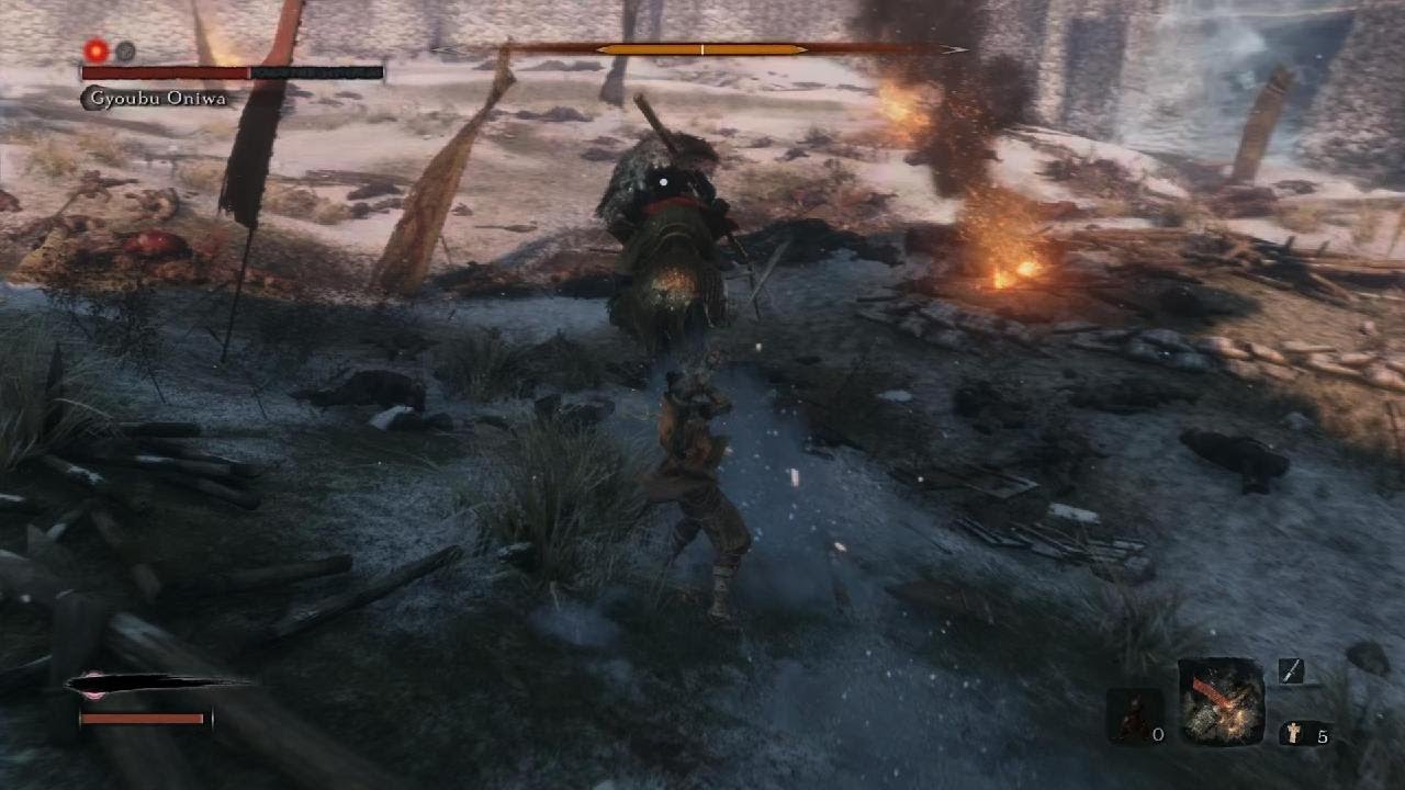Sekiro: Shadows Die Twice - Boss Gyoubu Oniwa