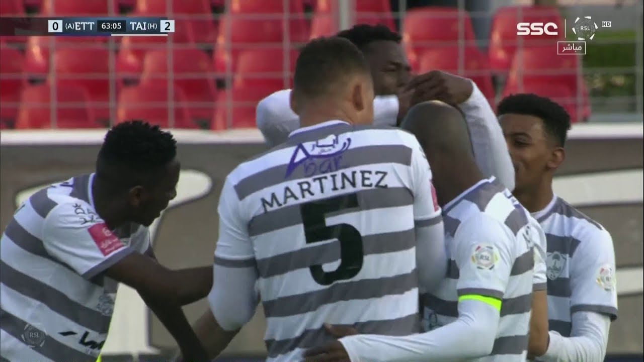 أهداف مباراة #الطائي 2- 0 #الاتفاق (الجولة الـ16)