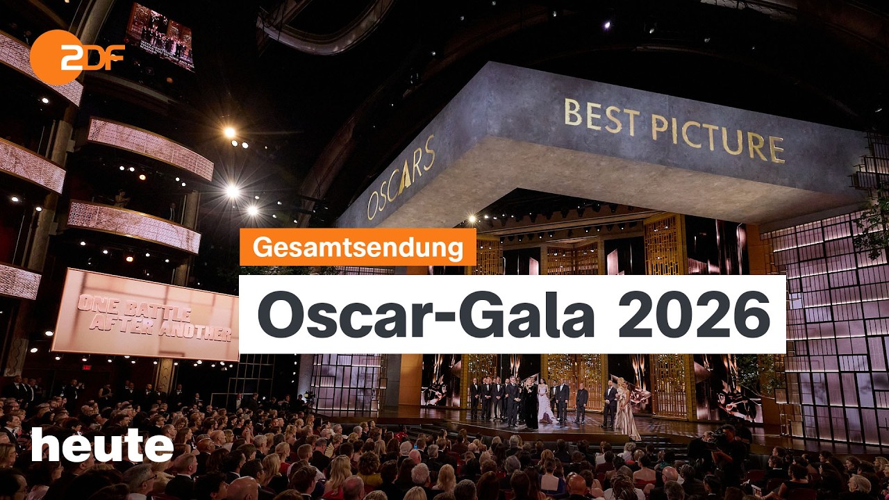 heute 19:00 Uhr vom 16.03.2026 Oscar-Verleihung, hohe Spritpreise, mögliche Commerzbank-Übernahme