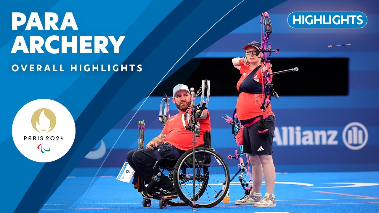 Para Archery Highlights | Paris 2024 Paralympic Games ❤️💙💚