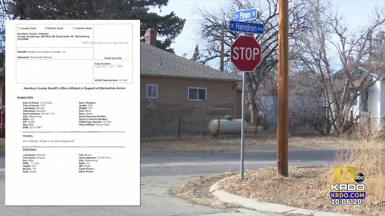 Walsenburg man charged with 2nd-degree murder, accused of stabbing a victim four times