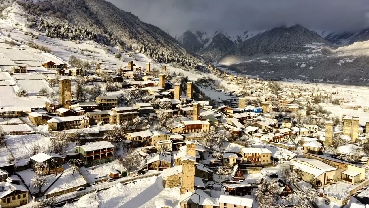 Зимняя Местия  (Mestia in winter) ❄️❄️❄️
