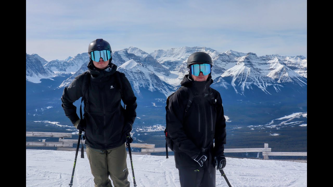 EPIC Bluebird Ski Day at Lake Louise! Boundary Bowl & Summit Chutes, Featuring: @AnthonyF.C.