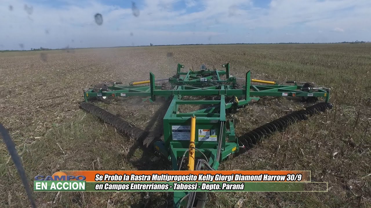 Opinión del Productor, Rastra Multiproposito Probada en Campos Entrerrianos -  Sergio Landra