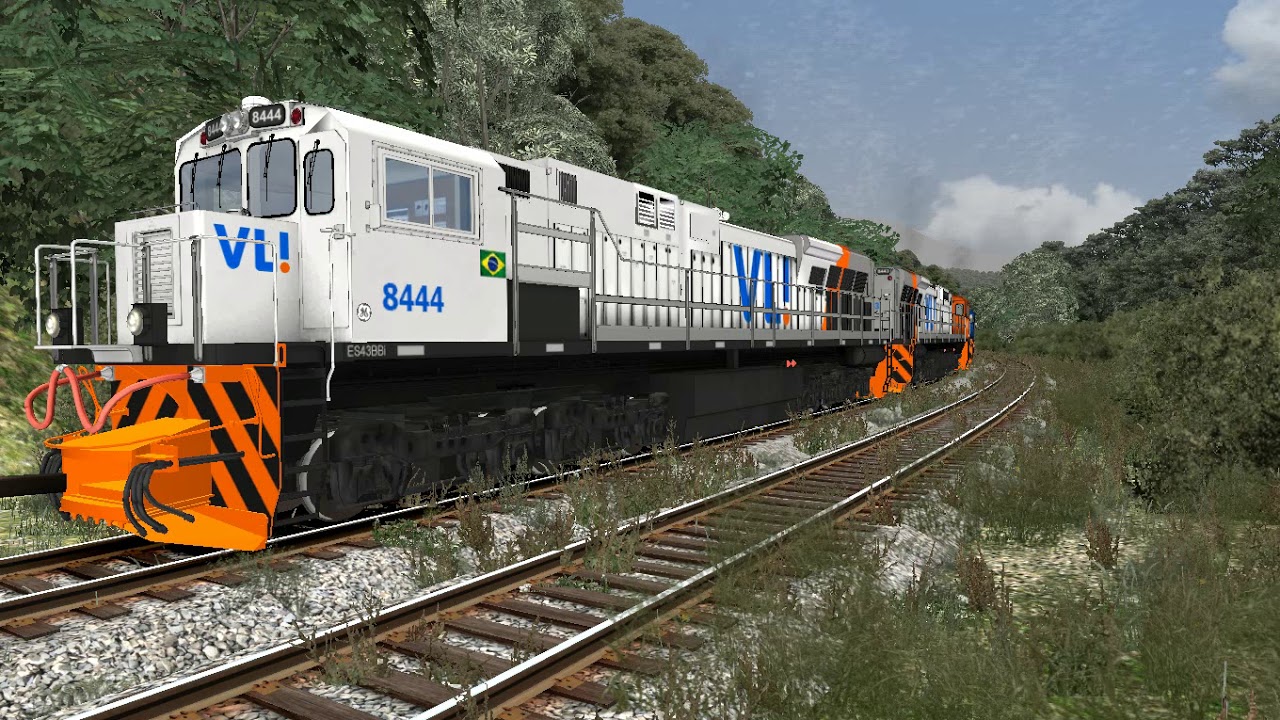 ES43BBi Evolution VLi subindo estrada de ferro sorocabana.