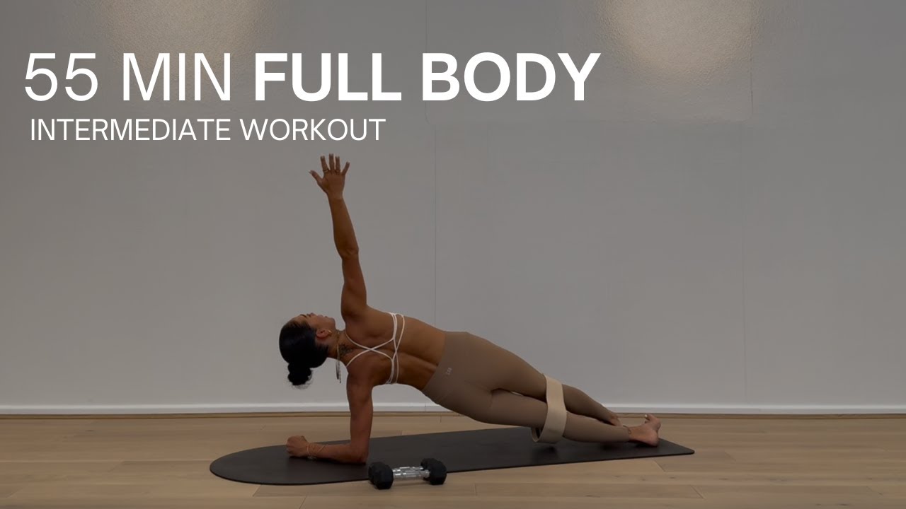 55 MIN FULL BODY WEIGHTED PILATES | Pilates x Strength | Full Body Pilates Workout at Home