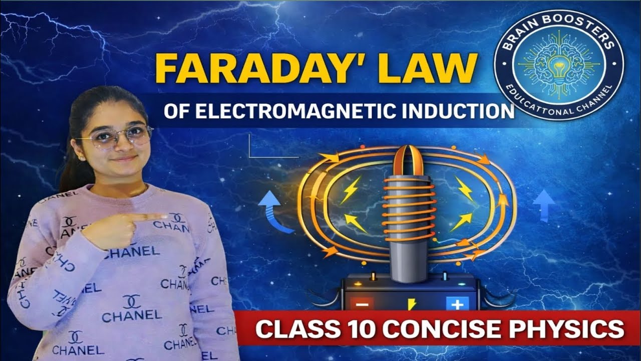 Faraday's law of electromagnetic induction | class 10 concise physics 