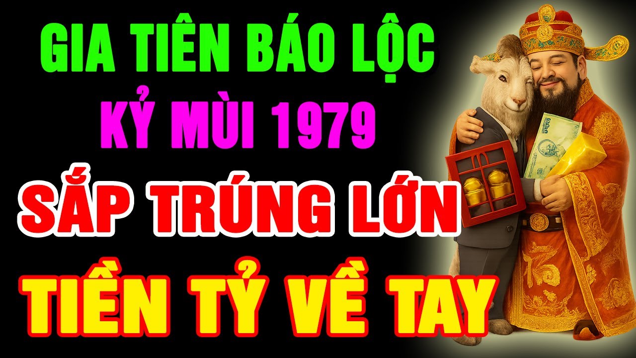Gia Tiên Báo Lộc, Kỷ Mùi 1979 Phước Đang Trổ, SẮP Đổi Đời GIÀU TO Nếu Có 10 Dấu Hiệu Này