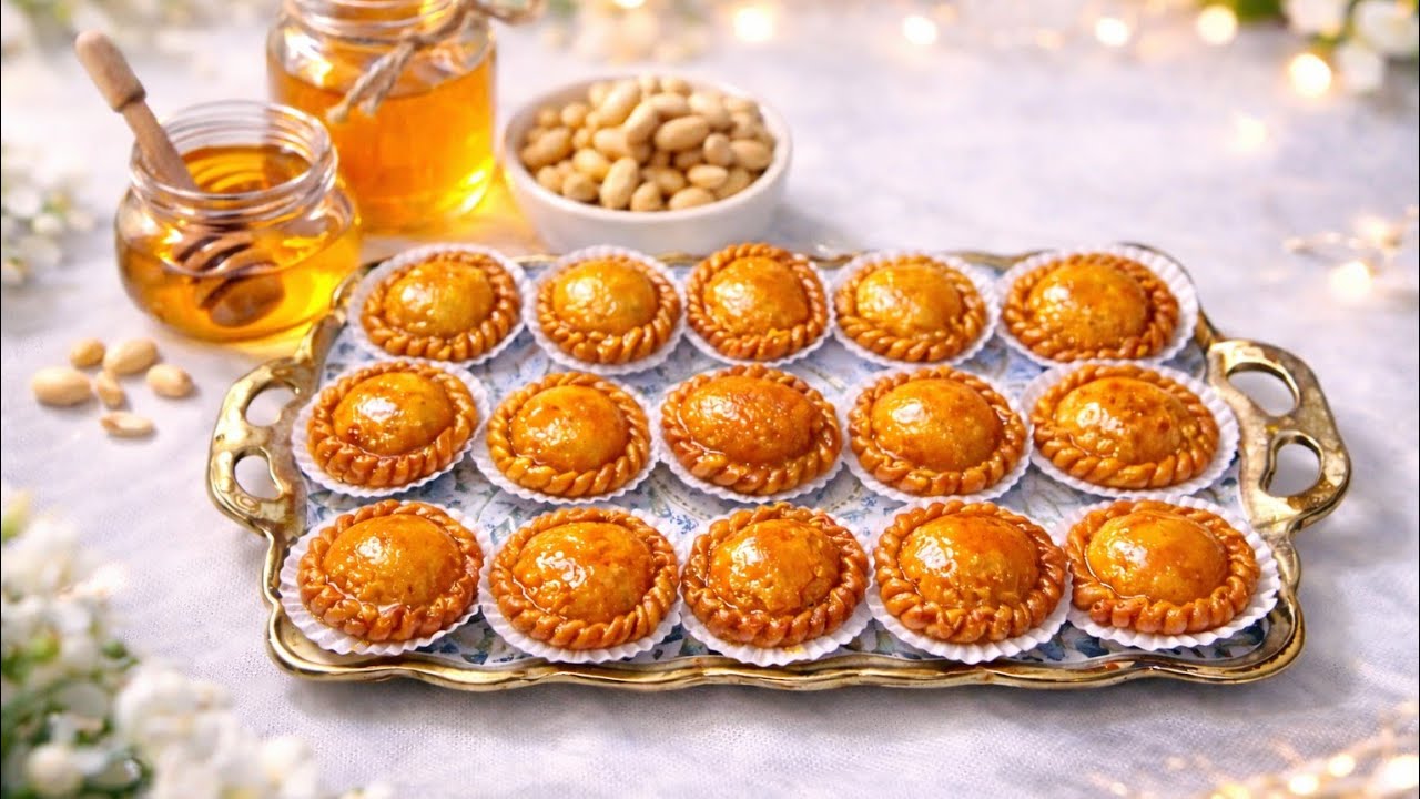 مونيدة شمالية قديمة👌 او بويوات شمالية معسلة🍯 نوع من  شباكية زمان، وصفة تراثية لا تنسى 😍