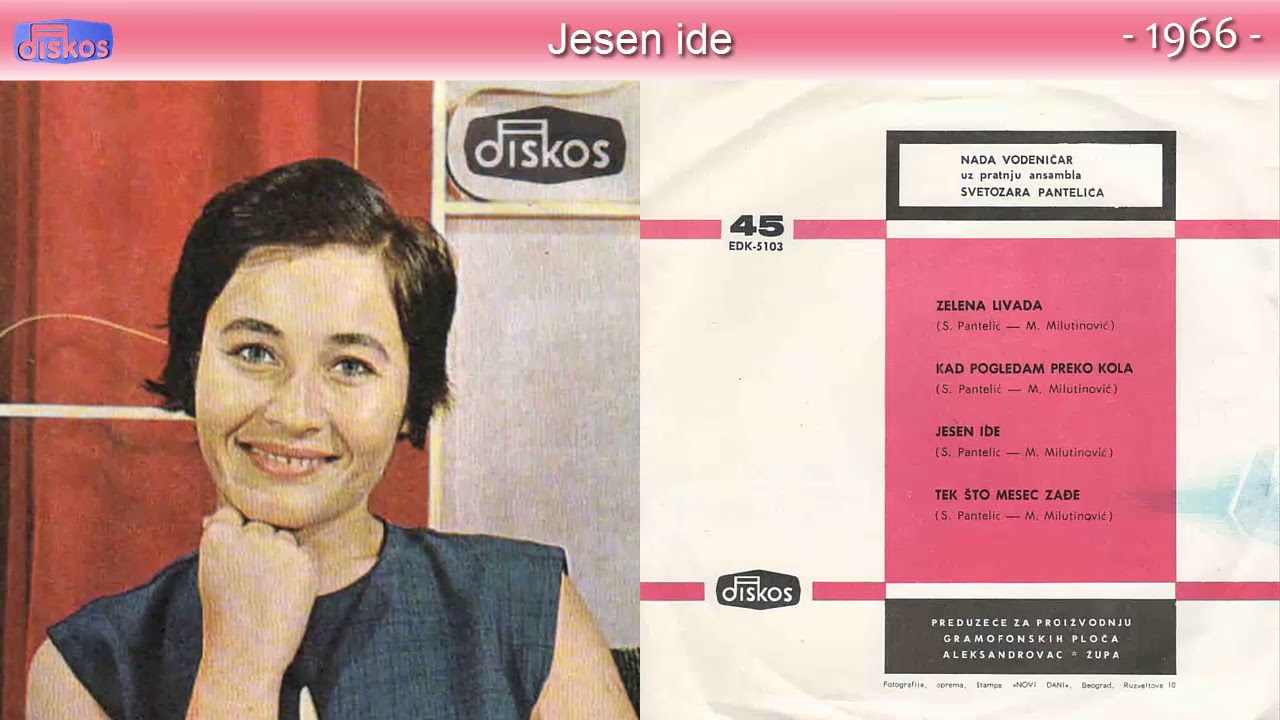 Nada Vodenicar - Jesen ide - (Audio 1966)