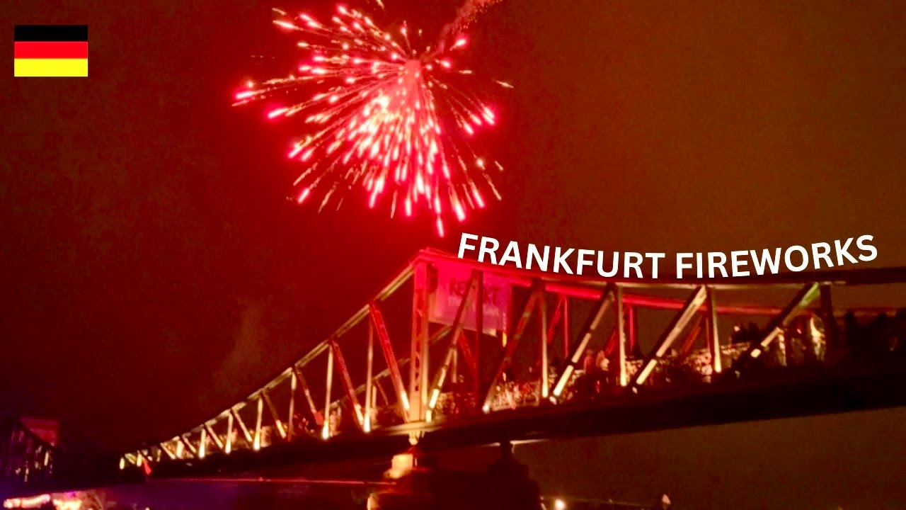 Germany Frankfurt New Year Fireworks
