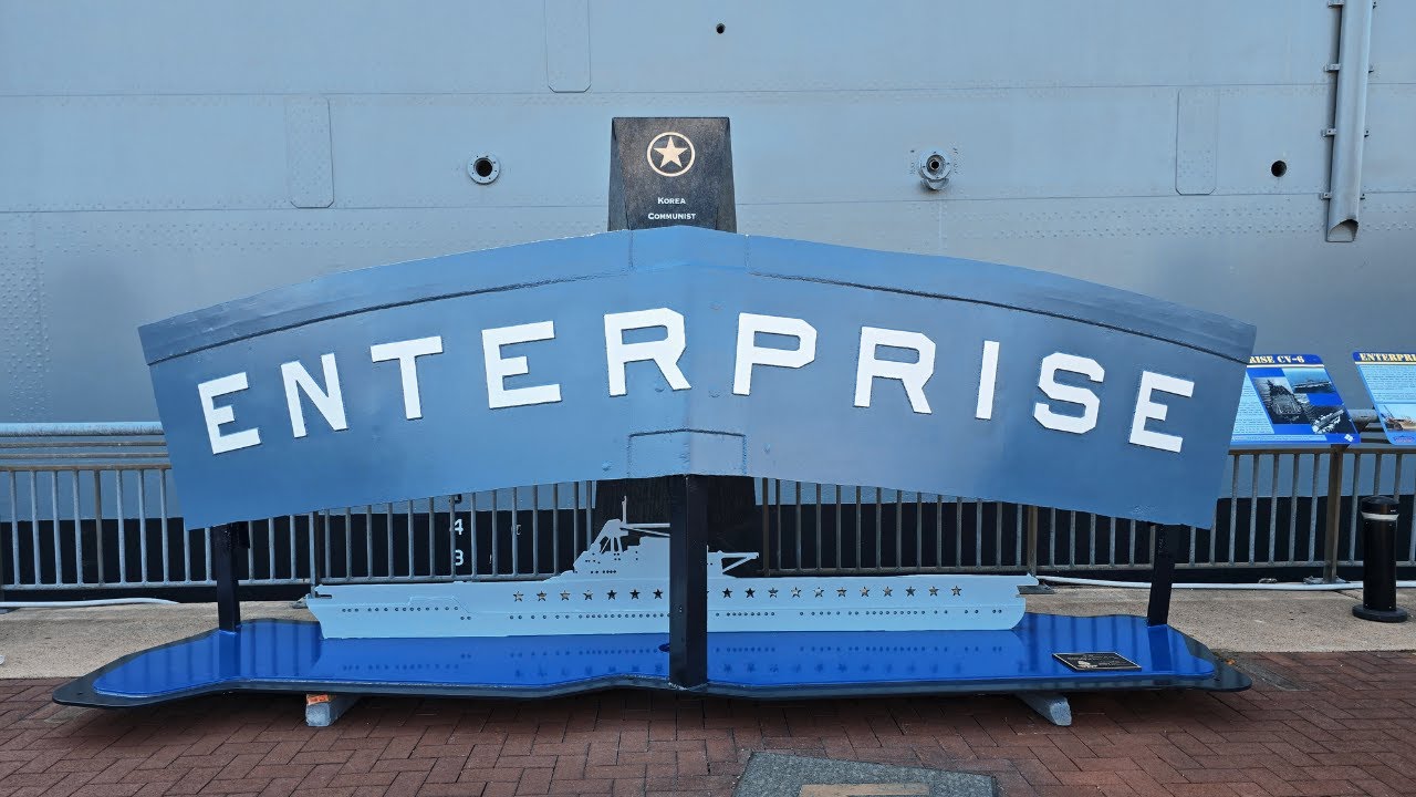 Встречайте! Enterprise CV-6 и линкор NJ BB-62 снова вместе!