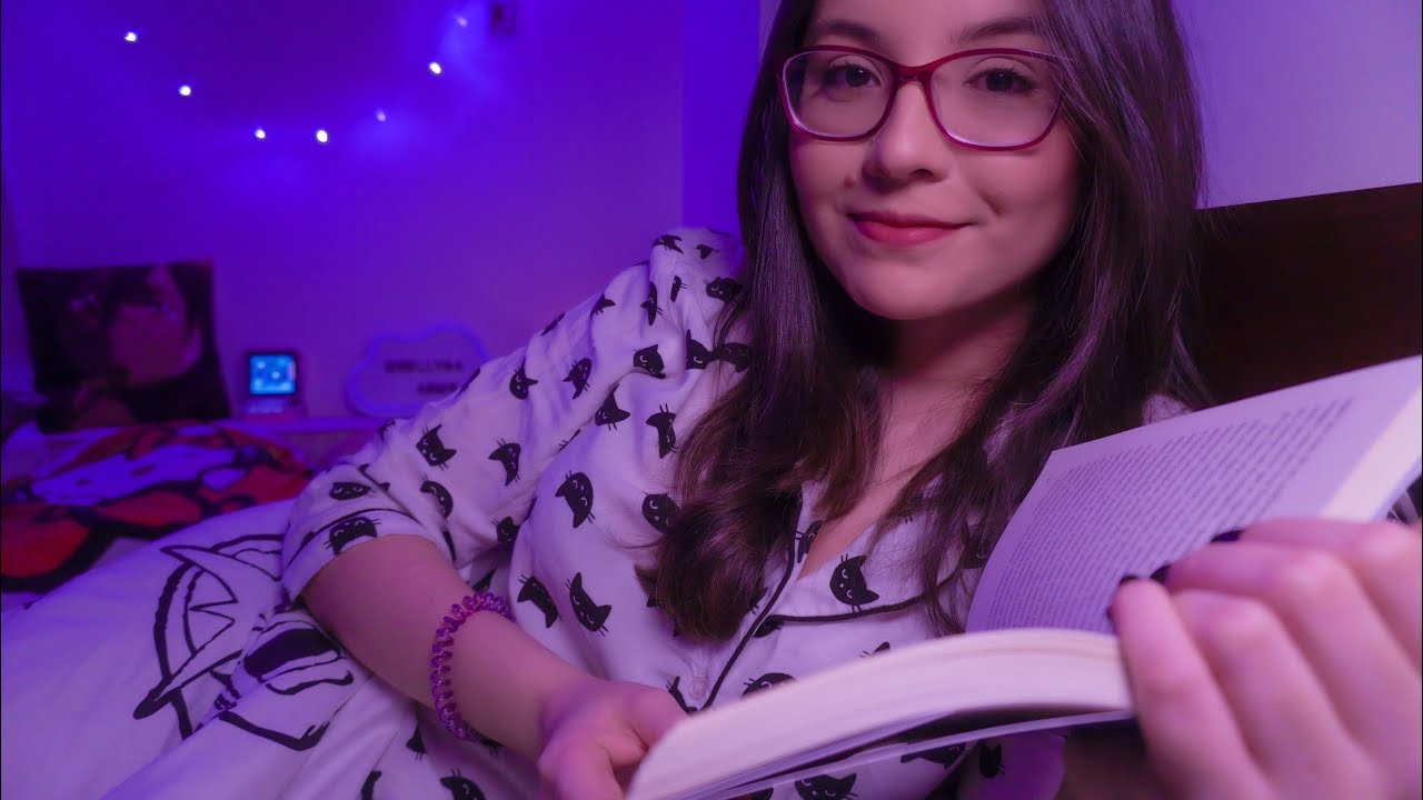 ASMR | lendo pra você durante a chuva ☔️ (voz suave)