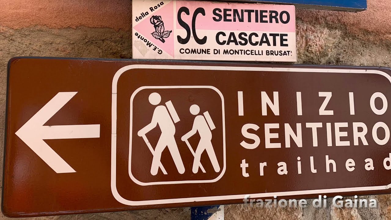 SENTIERO DELLE CASCATE: MONTICELLI BRUSATI TRA FRANCIACORTA E LAGO D'ISEO
