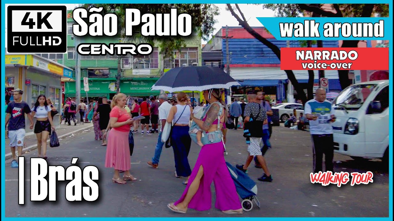 [4K] Brás centro São Paulo  Você faria compras aqui? #saopauloape #saopaulowalkingtour #cidadedesp