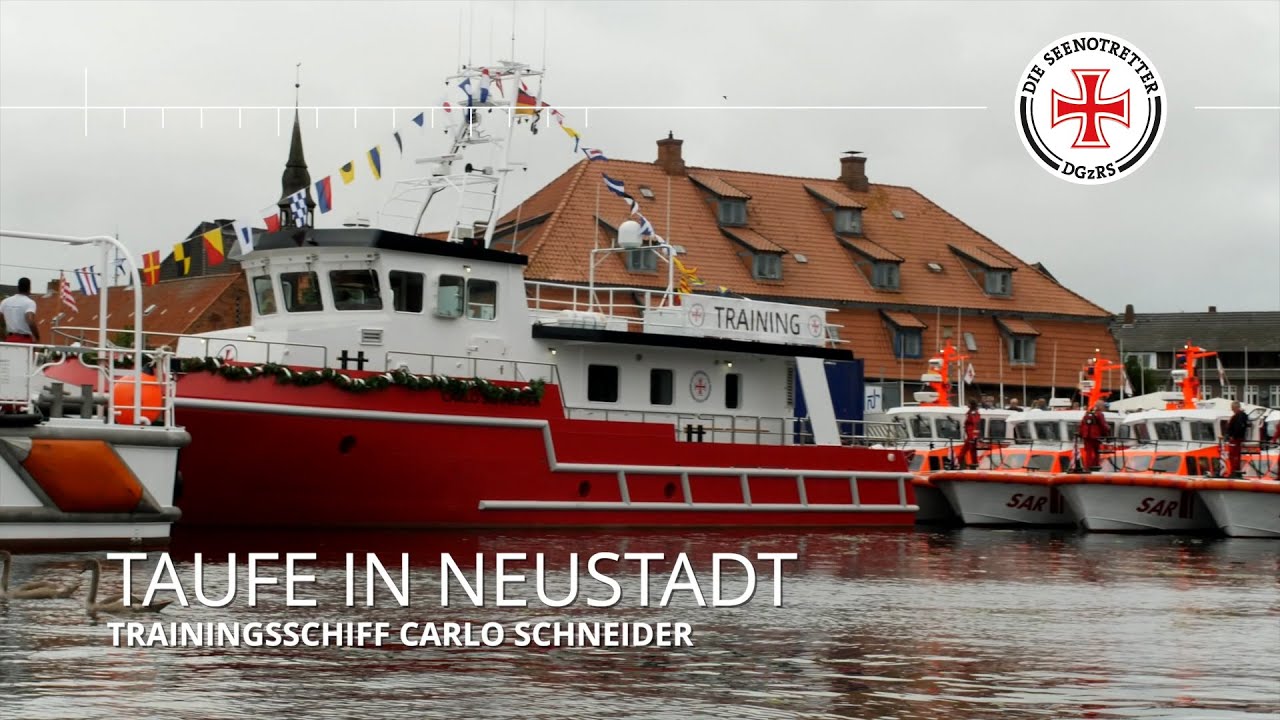 Taufe in Neustadt: Trainingsschiff CARLO SCHNEIDER