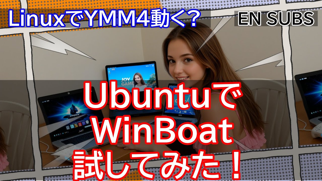 UbuntuでWinBoatを動かしてみた！【EN SUBS】：Try WinBoat on Ubuntu