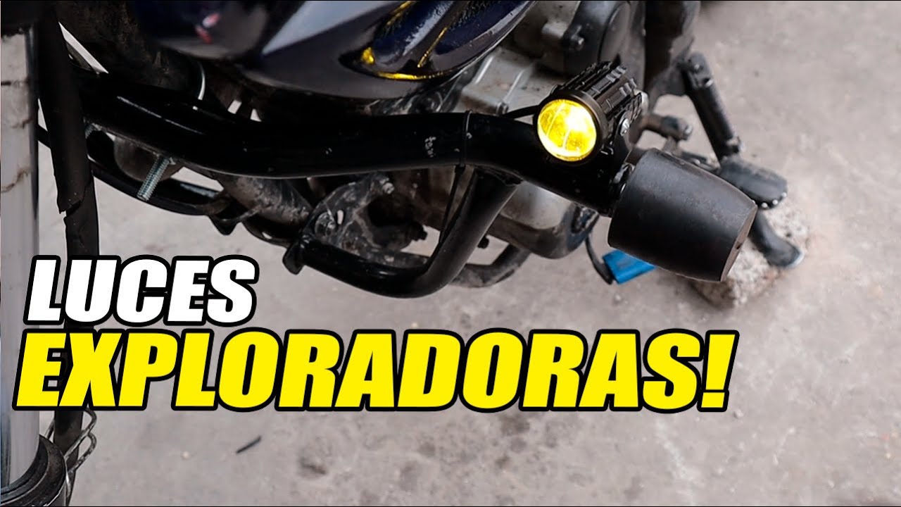 Tutorial para Instalar Luces Exploradoras en tu Moto
