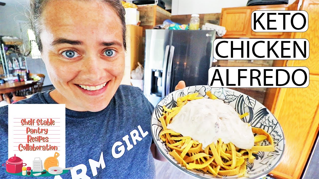 Keto Chicken Alfredo | Shelf Stable Pantry Collaboration | Fermented Homestead
