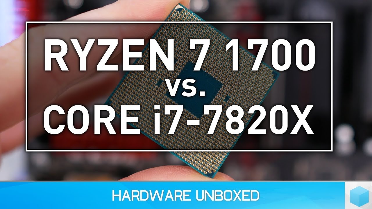 Ryzen 7 1700 vs. Core i7-7820X, 8-Core Royal Rumble!