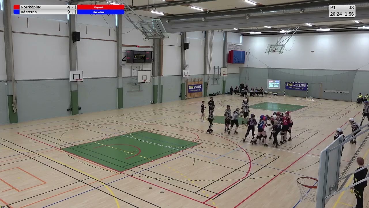 Game 1: Norrköping Roller Derby vs Västerås Roller Derby