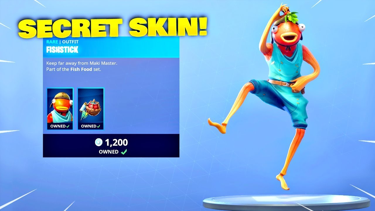 *NEW* FISHSTICK SKIN! SECRET SKIN! Fortnite ITEM SHOP [December 27, 2018] | Fortnite Battle Royale