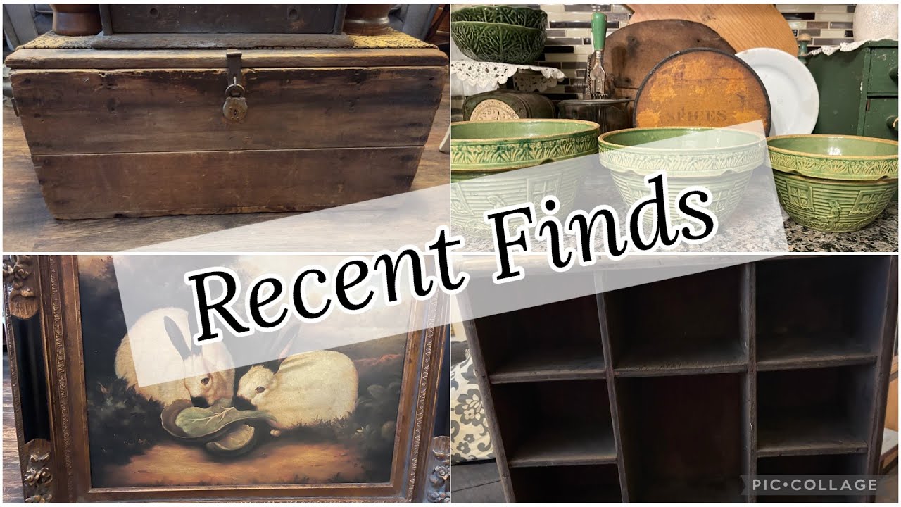 What We’ve Found Over the Past 2 Weeks. #antique #vintage #homedecor #thrifting 