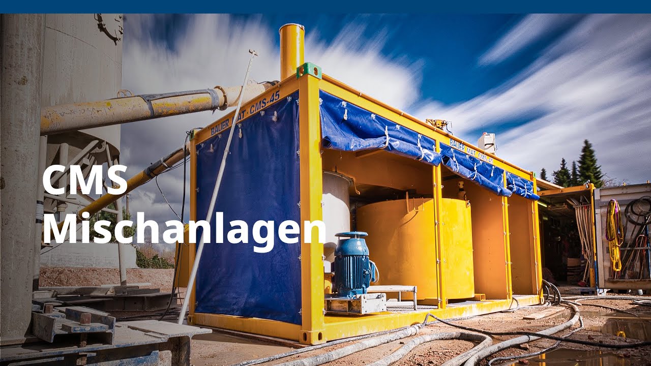 BAUER MAT Slurry Handling Systems – CMS Mischanlagen