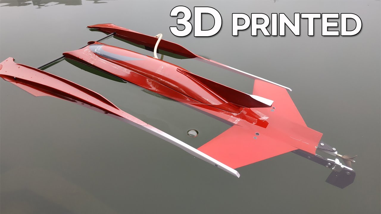 [CC]Какова скорость 1-метровой радиоуправляемой лодки, сделанной на 3D-принтере FDM?
