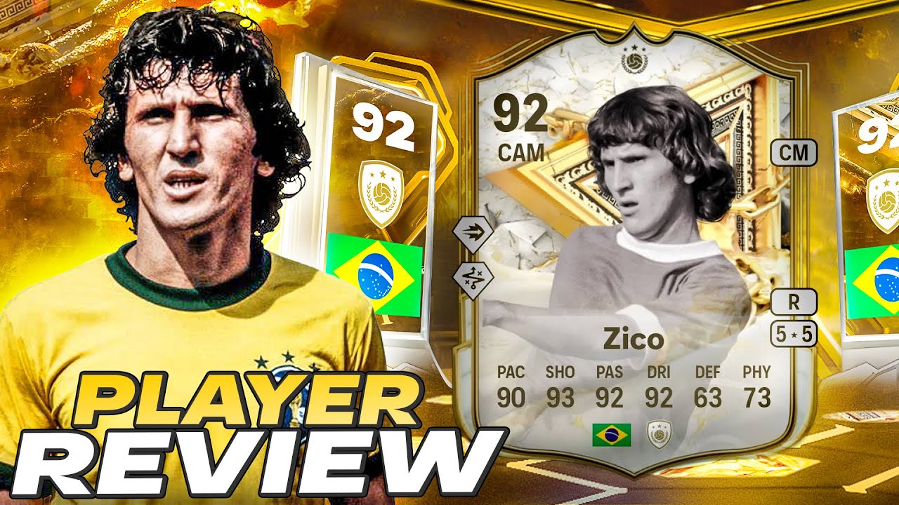 🎯92 FUT IMMORTALS ICON ZICO SBC PLAYER REVIEW - EA FC 25 ULTIMATE TEAM