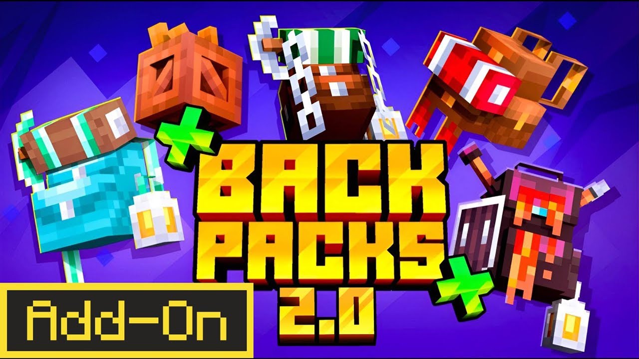 Я попробовал НОВЫЙ аддон Backpack++ 2.0... и он просто СУПЕР! (Minecraft Bedrock)