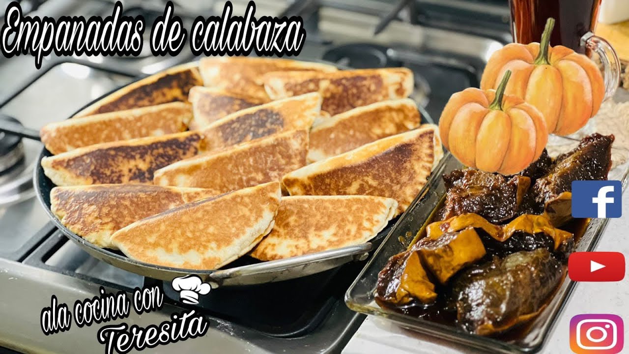 EMPANADAS DE CALABAZA SIN HORNO RECETA DE LAS ABUELITAS 🫶😋🥰