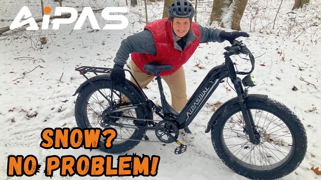 Электровелосипед Aipas M1 Pro MAX ST протестирован на дорогах и в условиях снежной местности.