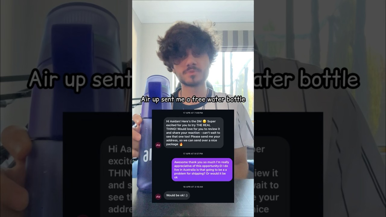 Air Up Sent Me a FREE Air Up Water Bottle To Review