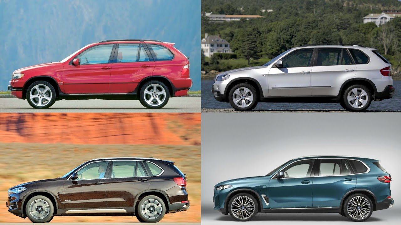 BMW X5 All Generations. A Comprehensive Look at Every Model (2000 - 2024)